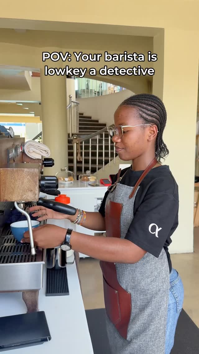 Your barista getting the full backstory before the latte is ready. 😅
#baristalife #coffeehumor #atomcoffeehub #coffeelover