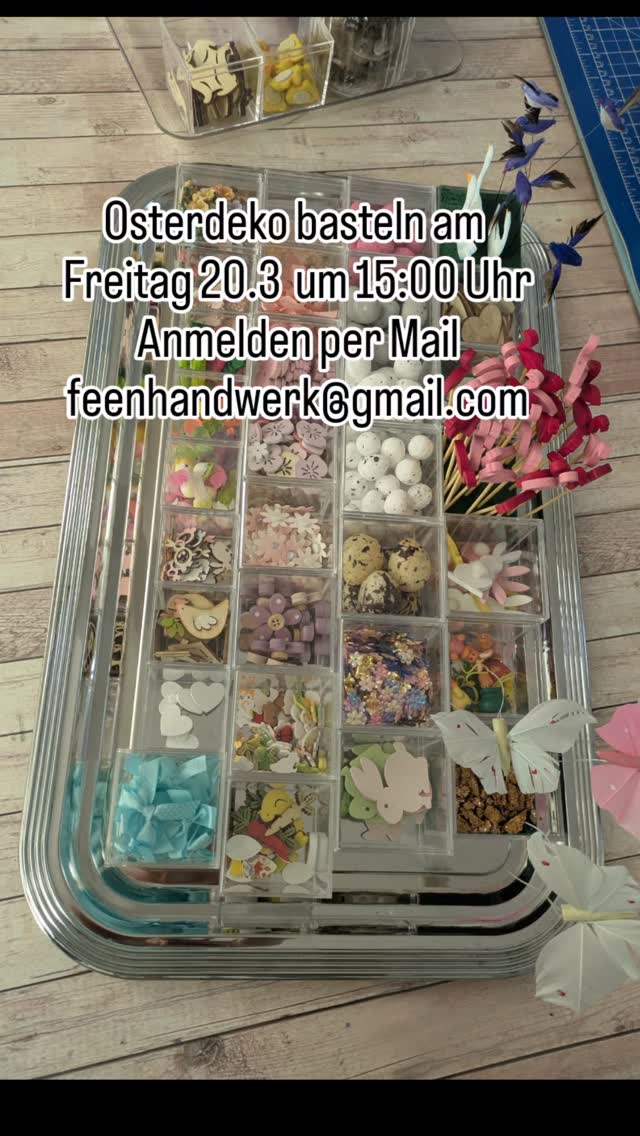 Hast du Lust mit deinen Freundinnen deine eigene Osterdeko zu basteln? Das Buffet ist vorbereitet. Schreib mir gerne eine Mail und du bist dabei...
#leipzig #basteln #ostern #kreativzeit #gohlis