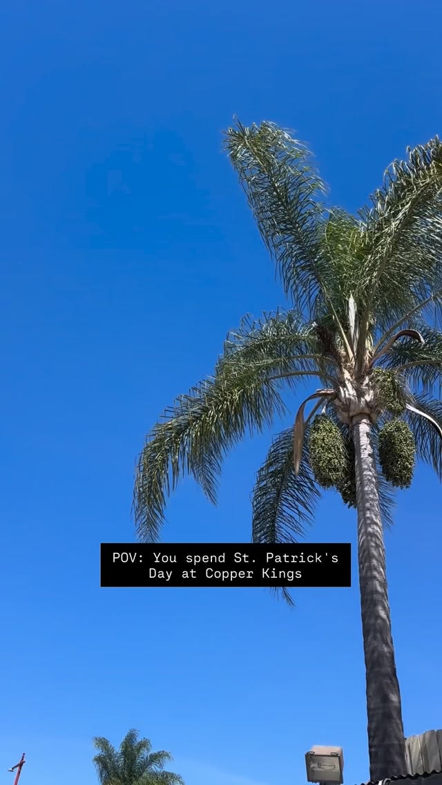 St. Paddy’s Day kicked off early today at Copper Kings with an Arsenal WIN on the big screens, cold Guinness in hand, and a full bar top! 🍀⚽️🍻
Nothing beats starting the day with good games, good drinks, BOMB St. Paddy's day specials, and even better company. 💚
We’re keeping the energy going all day! Come by tonight, grab a pint, and try our St. Patrick’s Day specials 🍀 it's your last night to try them!
Who’s coming in for round two tonight? 👀
📍Copper Kings Burgers | North County, San Diego
.
.
.
.
.
.
Copper Kings Burgers | Burgers | San Diego | San Marcos | North County | St. Patrick's Day Plans