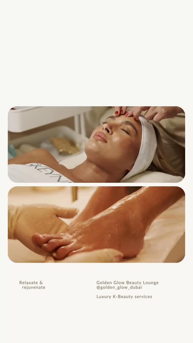 Relax & rejuvenate @golden_glow_dubai
Luxury K-Beauty facials, manicures, pedicures, foot spas, head spas, hair treatments and much, much moreโฆ
๐ฒ DM or WhatsApp +971 50 8818 287
#dubai #beautysalondubai #goldenglow #kbeautydubai