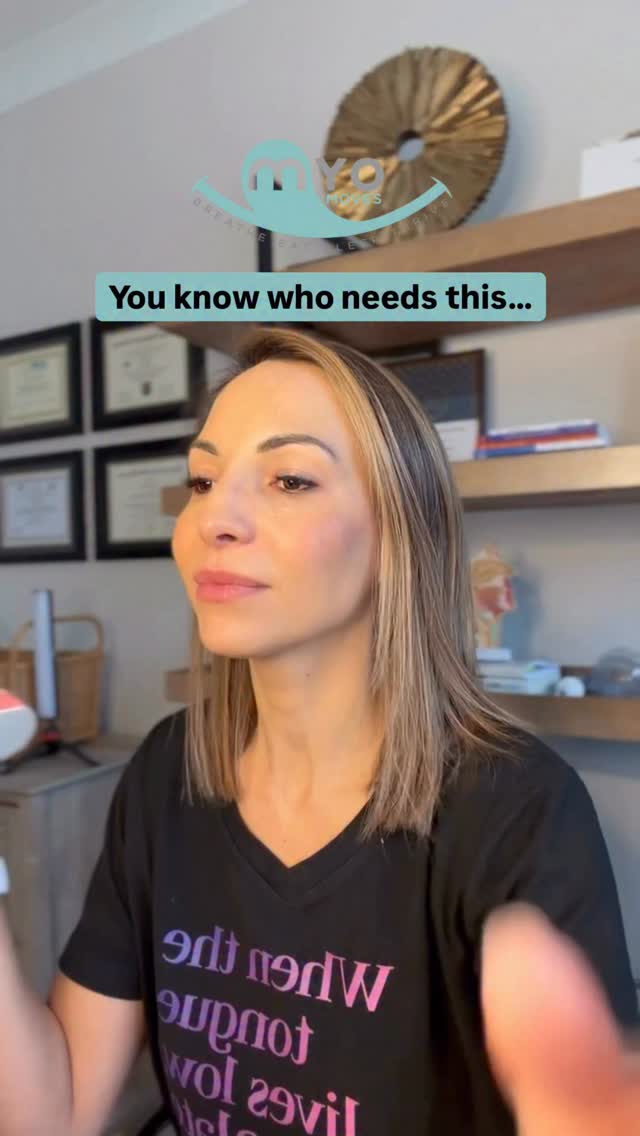 You know who needs this? Honestly… everybody!
Your tongue has a natural resting spot—gently suctioned to the roof of your mouth, with lips closed and breathing through your nose.
When tongue posture is low or forward, it can affect:
– how you breathe
– how you sleep
– how the face and jaws develop over time
💬 If this is new to you, or you can’t suction, we’re here to help! Comment GUIDANCE for more information!
#myofunctionaltherapy #airwayhealth #mouthbreathing #tonguetie #breathebetter