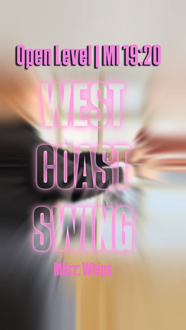 💥Unsere Weekly WCS Class
💰Drop-in: 15€ p.P.
💸Anmeldung für den ganzen Monat: 40€
Mehr Infos auf https://tanzenkoeln.de/wcs
#westcoastswing #WCS #koelntanzt #openlevel #tanzenkoeln