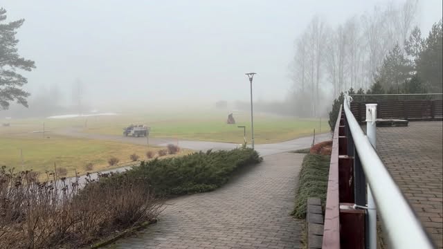 Aamupäivän tilanne. +3 C