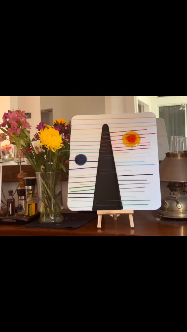 Between night and day. If you had to choose between living on one side of the mountain where it’s always dark or on the other side where the sun never sets, which one would you choose?
That is what this fused glass piece invites you to reflect
#art #glass #colorful #giftideas