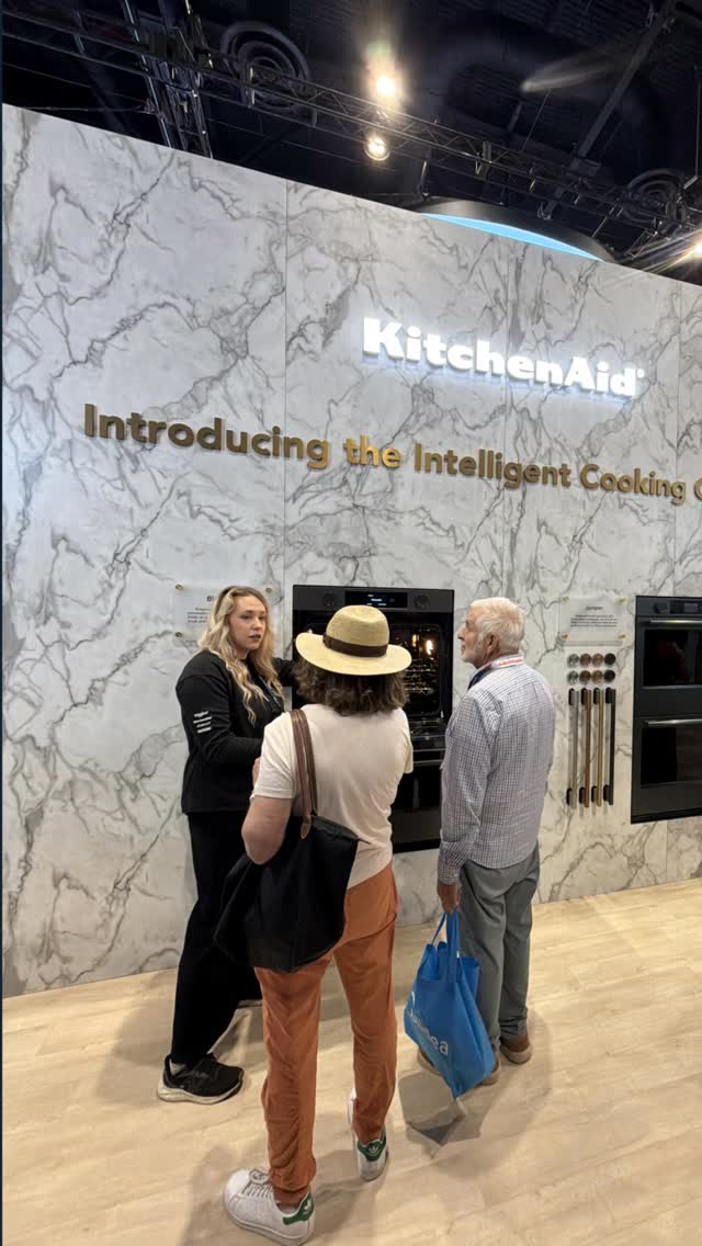 This booth at the NAHB International Builders' Show certainly drew us in. KitchenAid has unveiled an Intelligent Cooking Camera. It’s designed to let you monitor – or even automate – your cooking from your phone.
Not only can you check on your cookies without opening the door, but the oven can generate a shareable time-lapse video of the entire process. Hello, creators.
We’re sharing some of our teams’ fave residential products from the show, so follow us to see more!
#IBSMarchMadness #TheMarketingDirectors #TMDRealEstate #NAHB #InternationalBuildersShow