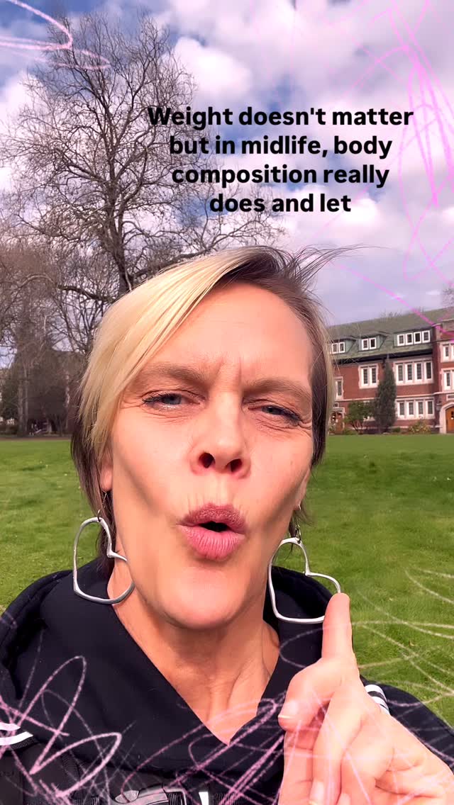 My upcoming group coaching program, StrongHer Now includes a body composition scale!! We start April 2 & Founder rate ($300 off!) goes through March 26!) DM me for more info! Or comment body comp scale in the comments! #menopause #perimenopause #healthcoach #midlifewellness