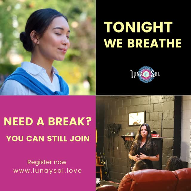 Sometimes the body simply needs a pause.
Tonight we breathe.
If you’ve been feeling overwhelmed, stressed, or mentally tired, you can still join us for this virtual breathwork session.
✨ Donation-based
✨ Online
✨ All welcome
Register here:
www.lunayysol.love