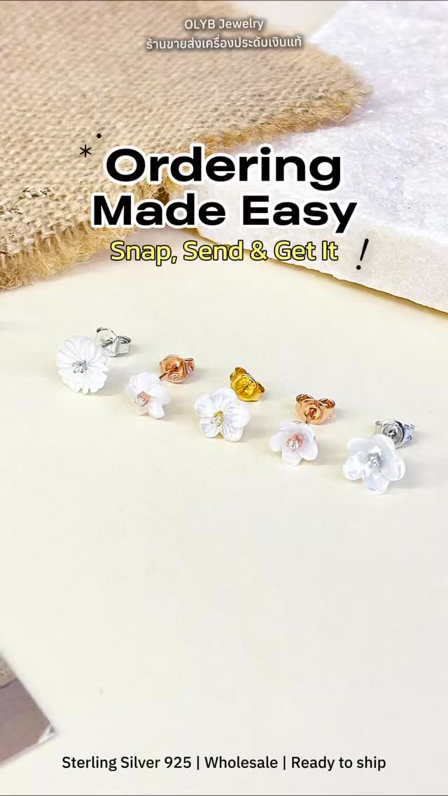 Shop with confidence ✨
Order from anywhere, no need to visit Thailand.
Trusted by customers worldwide !