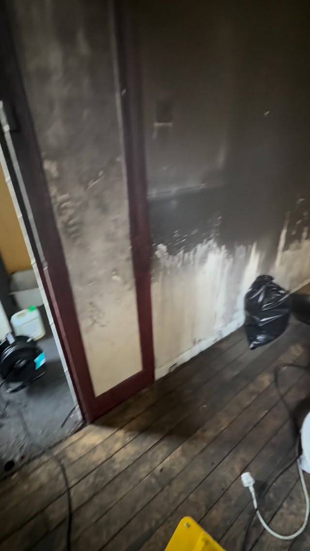 For the next 2-3 days we have a team working on a post fire job 🤩 these jobs are not for the weak! Especially on a Warm day! fire #firecleanup #firerestoration #office #cleaning