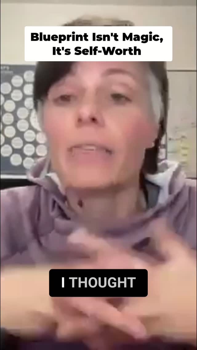 Finding your purpose is a "restoration of self-worth" rather than gaining a new tool 🙌