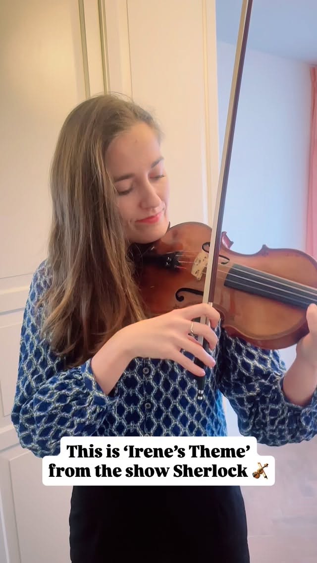 Such a beautiful melody 🌹❤️ I recently came across this one… So beautiful and full of longing! #music #violin #violinist #sherlock #cover