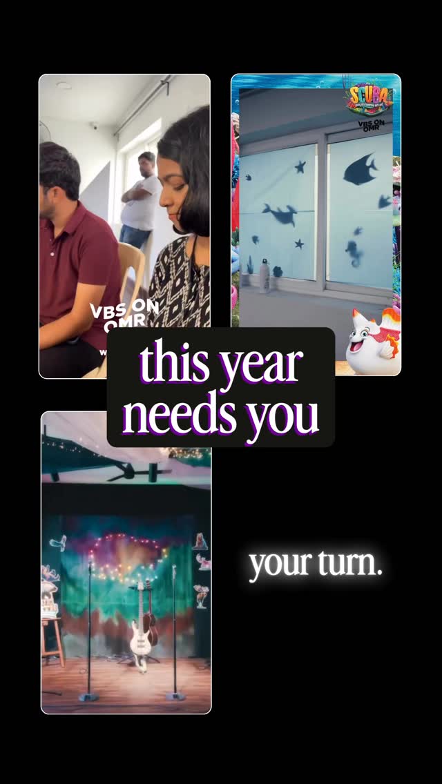 3 years. Same Day 1.
Which one are you starting with?
this could be you this year 👀
Check our bio for the link to register!
VBS 2026, Vacation Bible School Chennai, church youth event, summer church camp, kids VBS Chennai, Christian youth gathering, worship games fun, We Are Zion VBS, faith-based summer experience
#vbs2026 #chennaiyouth #wearezion