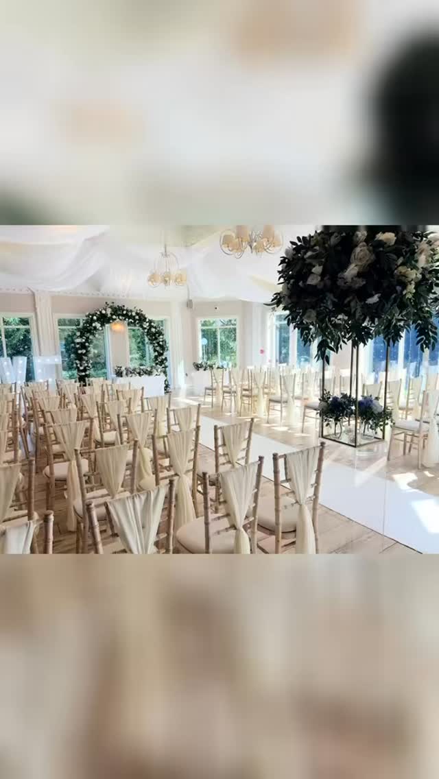✨EPIC FROM START TO FINISH FOR OUR LOVELY BRIDES ✨
We provided 💕
Chair hire and sash
Ailse and table decor
Arch
Selfie pod for the evening
Table plan and numbers
Video guestbook
Postbox
Cake table skirt