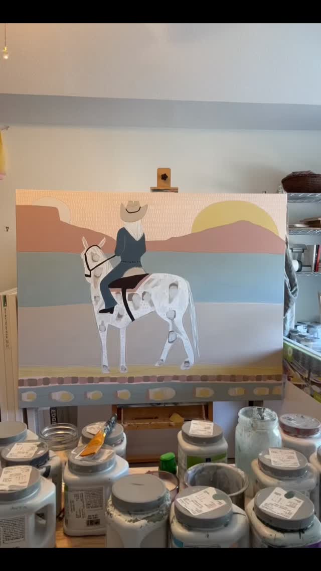 And back at it.
#art #texaspainter #texasartist #artforsale #contemporaryfolkart