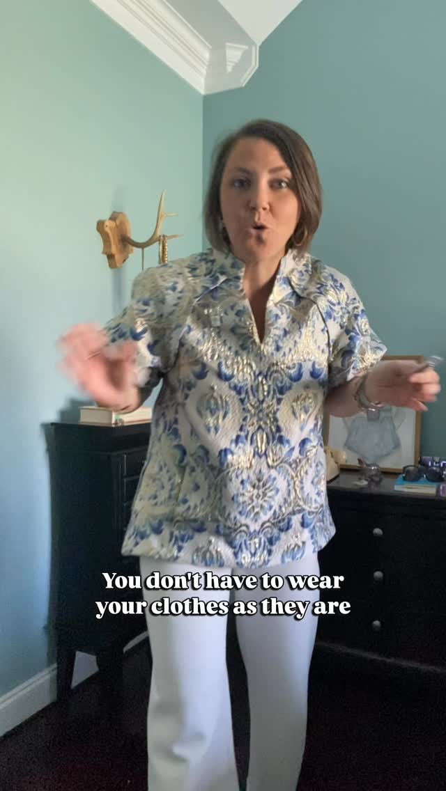 A little style tip…
You make up the rules when it comes to getting dressed. ✌️