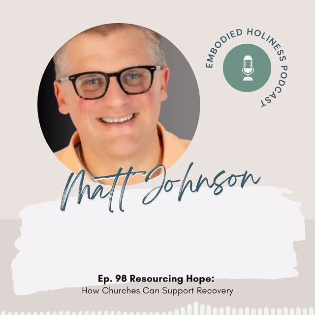 Conversations around addiction and recovery are too often avoided, even in the church. In this episode, Matt Johnson, National Director of Faith-Based Initiatives for the Fletcher Group, discusses why recovery and substance use disorder are something churches and Christians should care deeply about. Whether you’re walking your own recovery journey, loving someone who is, or wondering how your church can become a safer place for healing, this episode is what you need.
MATT JOHNSON works to help faith-based organizations grow their impact within the recovery ecosystems in their communities. Previously, he worked as a pastor, empowering his congregation to engage in recovery work in their West Virginia community. Matt founded the Abundant Life Recovery Housing Network, a non-profit recovery residence organization in West Virginia. As an experienced founder and operator of recovery housing, Matt is a sought-after public speaker.
Episode 98: How Churches Can Support Recovery can be found wherever you listen to podcasts.
#embodiedholinesspodcast #embodiedholiness #recovery #12steps #soulcare