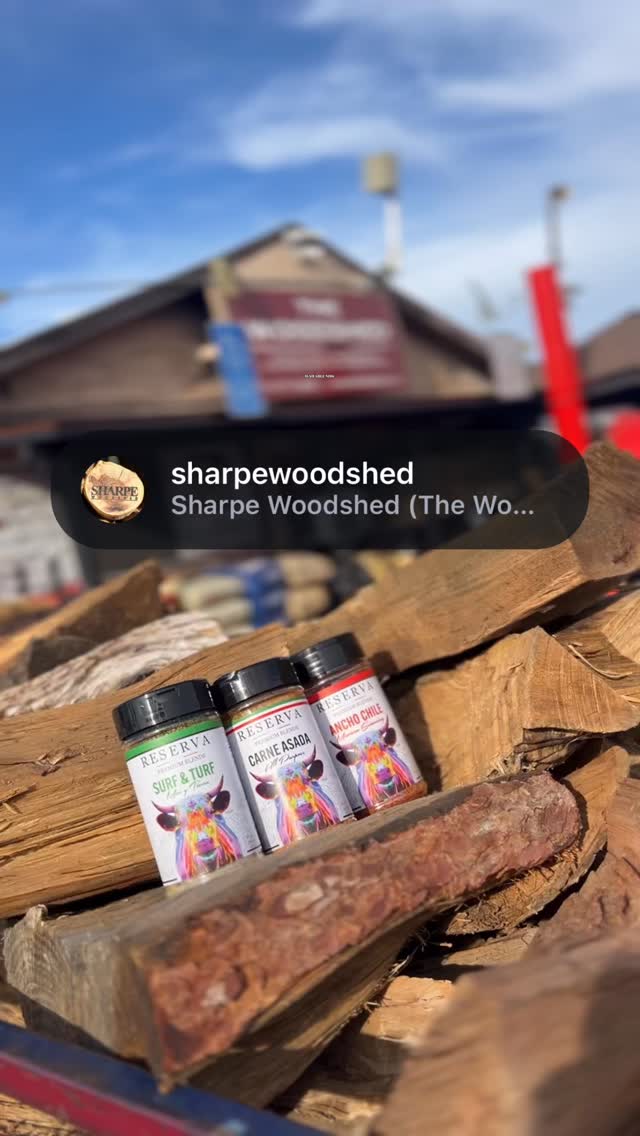 Available Now At @sharpewoodshed In Orange 🔥 CARNE ASADA All Purpose, SURF & TURF Mar y Tierra, ANCHO CHILE Mexican BBQ. Our Most Popular Flavors Since 2016…
#carneasada #mexicanbbq #surfandturf #asada #grilling