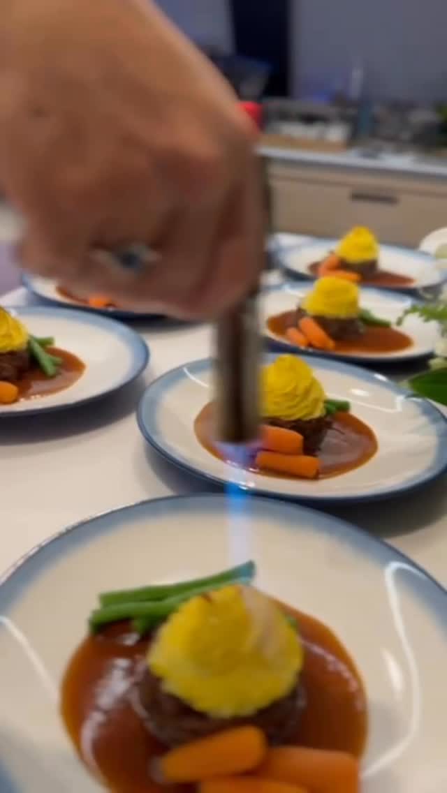 Tonight’s main course is all about comfort, elevated.
Perfectly prepared, slow-cooked richness, resting in a glossy, deeply reduced jus… the kind that lingers, warm and indulgent, with every spoonful.
At the center, a swirl of buttery potato, piped just so, delicate but bold… a little crown on the plate.
Finished simply, with fresh greens for balance and honied baby carrots for a hint of sweetness.
It’s familiar… but refined.
Hearty… but elegant.
The kind of dish that feels like home, reimagined at sea.
Welcome to dinner on Bliss.
Rebecca Willows Robin Willows Epic Yacht Charters
#BlissMoments
#SailingBliss
#LifeOnBliss
#BlissYacht
#luxuryyachtcharter