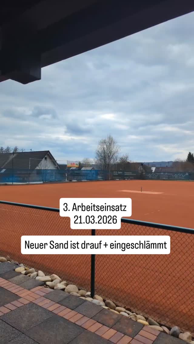 3. Arbeitseinsatz vorbei - jetzt muss der Platz ruhen 👌👍
Danke an die Helfer des heutigen Tages 🙌
#tvlittfeldtennis #tvlittfeld #tennis