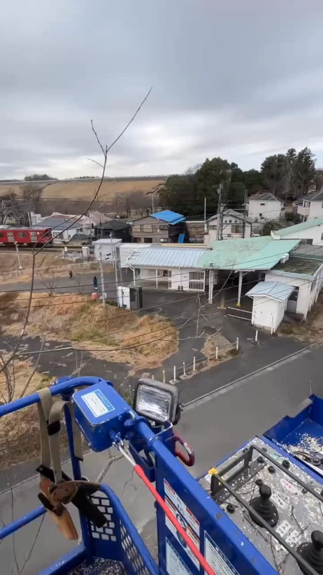 市内駐輪場の樹木剪定。
高所作業車を用いて、ケヤキの枝を整理し、道路側へ越境した枝を中心に剪定しました。
駅前のため、朝は利用者が多く、皆さまにご協力いただきながら、作業を進めていきます。
周囲の状況をよく確認し、ガードマンさんとも連携することで、安全に作業することができました。
#駅前
#高木剪定
#造園
#東村山
#光緑園