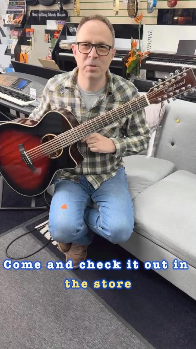 🎸 Bold, bright, and beautifully balanced — the @tanglewooduk Winterleaf TW612CE 12‑string really fills the space.
Give it a listen and hear that classic 12‑string shimmer come alive.
#tanglewood #winterleaf #tw612ce #12string #stourbridgemusic #shoplocal #musicshop #electroacoustic