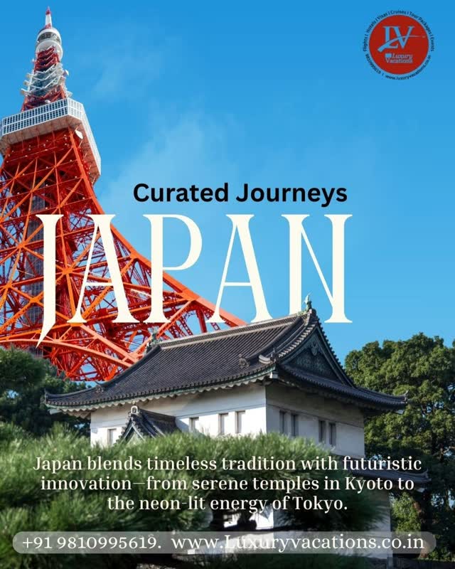 LUXURY VACATIONS brings to you exclusive deals on International and Domestic Hotels and Flights and other Cruise packages and Vacations , with amazing prices and Offers : Find out more on https://www.luxuryvacations.co.in/
#Japan #VisitJapan #ExploreJapan
#JapanTrave #traveljapan
