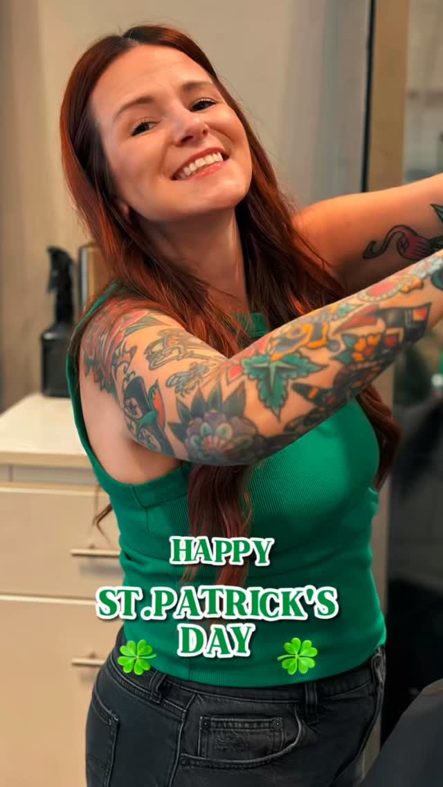 🍀 St. Patty’s Day Celebration at Gallery Style Haus! 🍀
The luck of the Irish was in the air today at Gallery Style Haus! Everyone showed up in their best green, celebrating with our festive Irish coffee bar, spinning the prize wheel, and winning some fun surprises.
From great hair to great vibes, it was a day full of laughs, luck, and a little extra sparkle.✨☘️