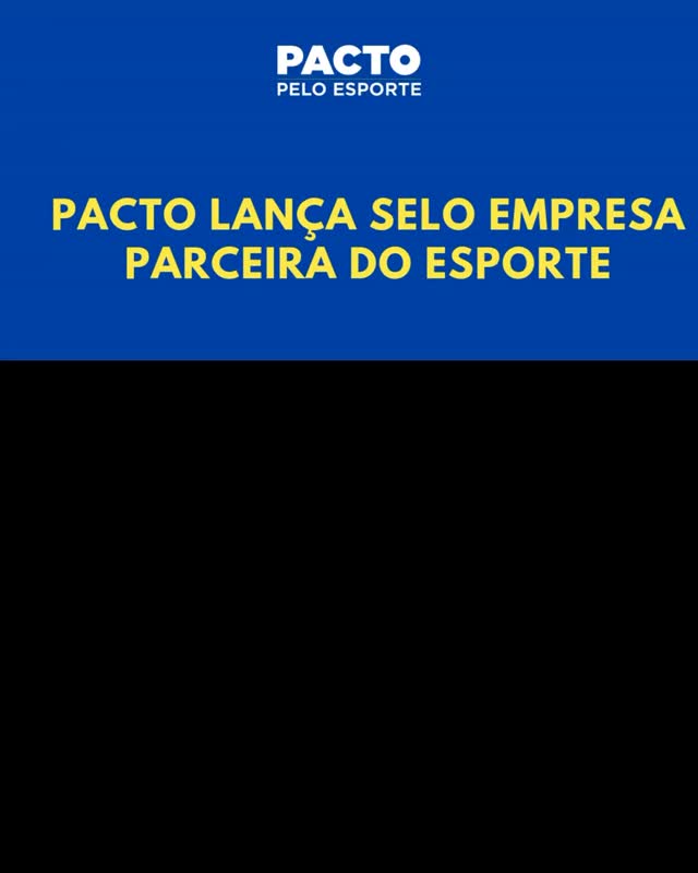 O Pacto pelo Esporte lançou o selo “Empresa Parceira do Esporte”.
O objetivo do selo é reconhecer empresas que apoiam o esporte e o Pacto pelo Esporte, reforçando o compromisso das empresas com a agenda de melhoria do esporte brasileiro.
Assistam o vídeo, feito com apoio da nossa empresa parceira Globo! Conta um pouco da história que começou com os atletas na @atletaspelobrasil e seguiu até hoje completando 10 anos!
Para saber mais como fazer parte, entre em contato conosco!