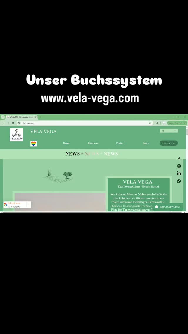 Unser Buchungssystem