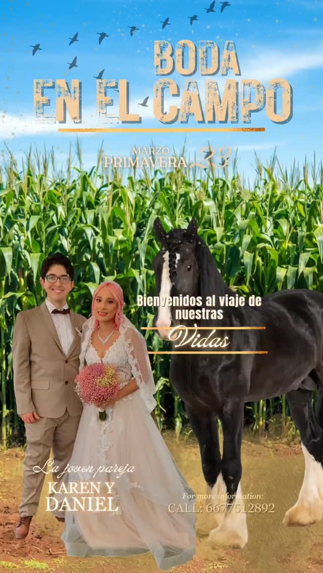 Few things compare to a wedding in the countryside, surrounded by horses and fields, and what better way to celebrate the union of a young couple than with their family? El Cid Events exceeds expectations at every event. Event planner: 6677512892 #mieventoenelcid