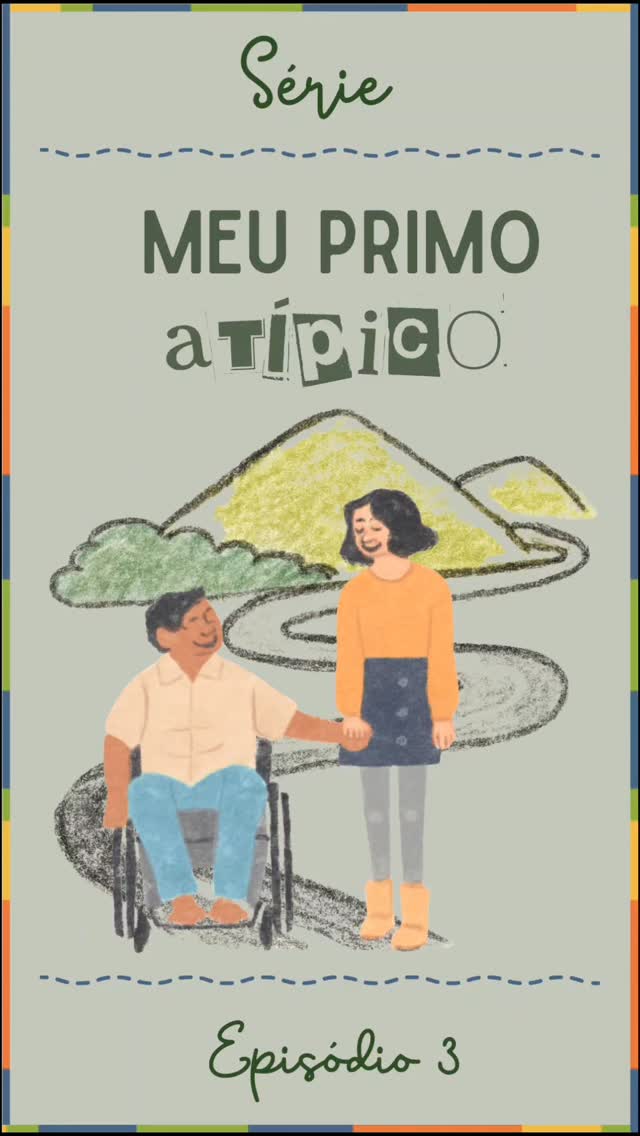 No 3.o episódio da série "Meu Irmão Atípico", rebatizada hoje de "Meu Primo Atípico", a Maria Gabriella, prima do Léo, dividirá seu relato conosco. O Leonardo tem 21 anos, está na VIDAS há 4 anos e é deficiente auditivo. 🧡💚