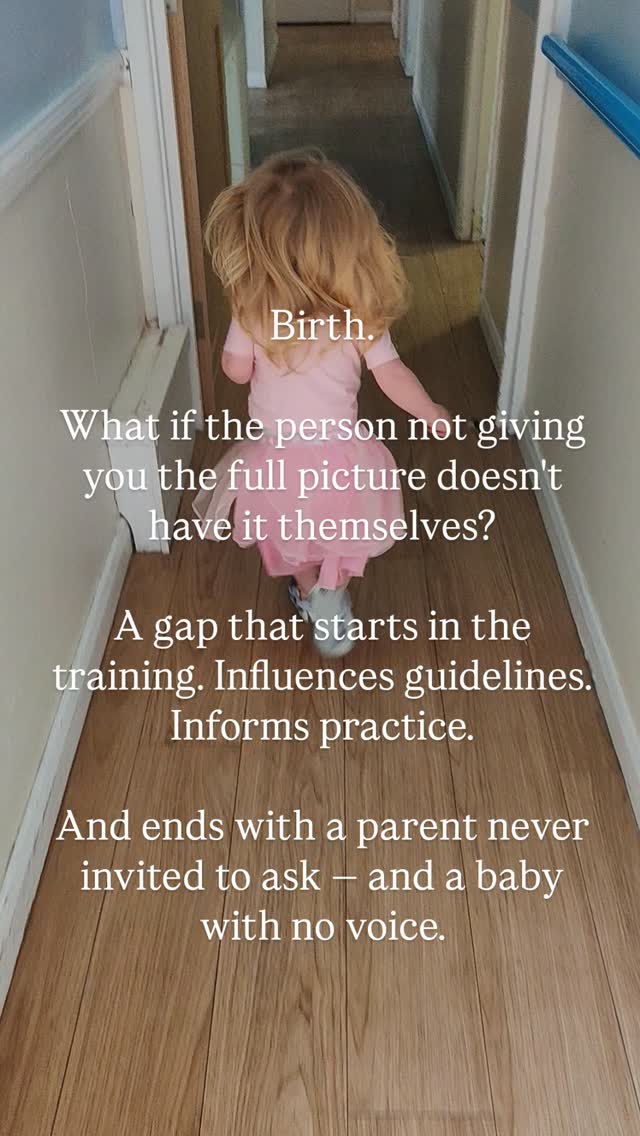 In birth, information is routinely simplified, softened, or omitted — often by people working within a system that never gave them the full picture either.
A gap in understanding that runs through an entire system.
Our own discernment is our failsafe and unique to each of us. Trust it. ✨