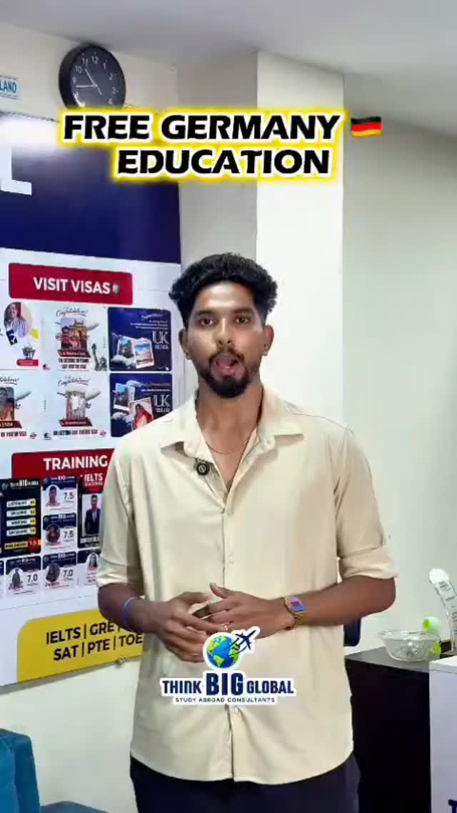 🇩🇪 STUDY IN GERMANY
Public Universities
Zero Tuition Fees
Complete Process Just ₹25,000
Market Price ₹1,00,000, our price just Rs 25000
UGADI SPECIAL OFFER
Trusted Guidance. Proven Results.
THINK BIG GLOBAL
📞 98487 34714
📞 99515 62888