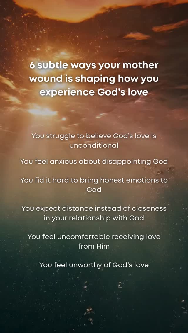 The way we experience love in childhood often shapes how we experience God later in life 💜
If criticism or emotional absence shaped your early years, it can affect how worthy you feel of God’s affection and delight as an adult.
Can you relate to any of these signs? 🦋
#MotherWound #GenerationalTrauma #IntergenerationalTrauma #HealingTrauma #TraumaTherapist