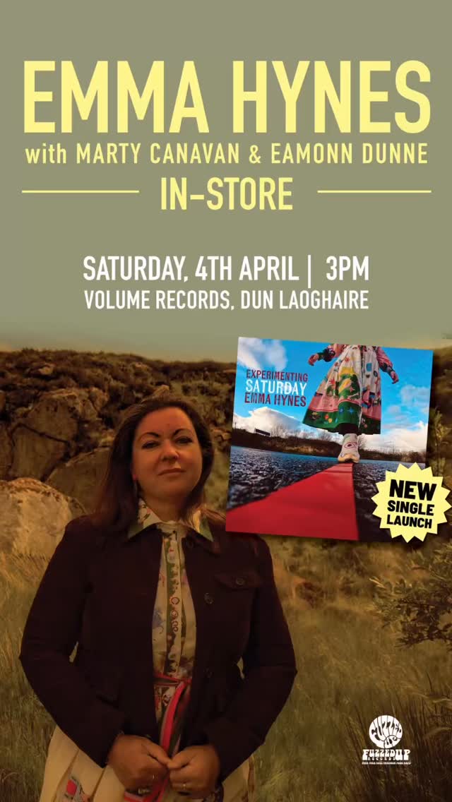 LIVE INSTORE with @thisisemmahynes on Easter Saturday, 4th April from 3pm. It’s going to be EGGcellent!……. I’ll get me coat! 🙄#independentrecordshop #livemusic #secondhandvinyl #dunlaoghaire #soundboardsessions