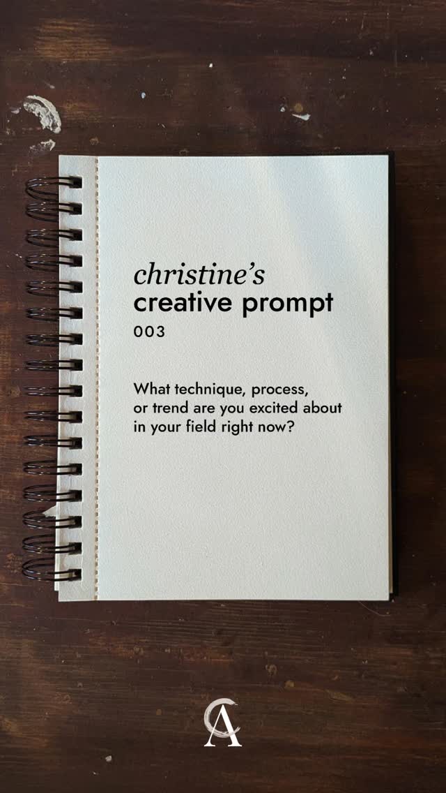 Lately, I’ve been noticing a return to physical process, which has been influencing a lot of my recent work. While the goal has always been connection, we’ve gone through a long stretch of highly curated, over-polished content and manufactured lifestyles that create unrealistic expectations and, ultimately, disconnection.
It feels refreshing to see a shift toward authenticity and work that shows the artist’s hand. I think the most compelling work today embraces vulnerability, imperfection, and lifts the veil between “content” and real life.
Have you noticed this too?
What’s inspiring you right now?