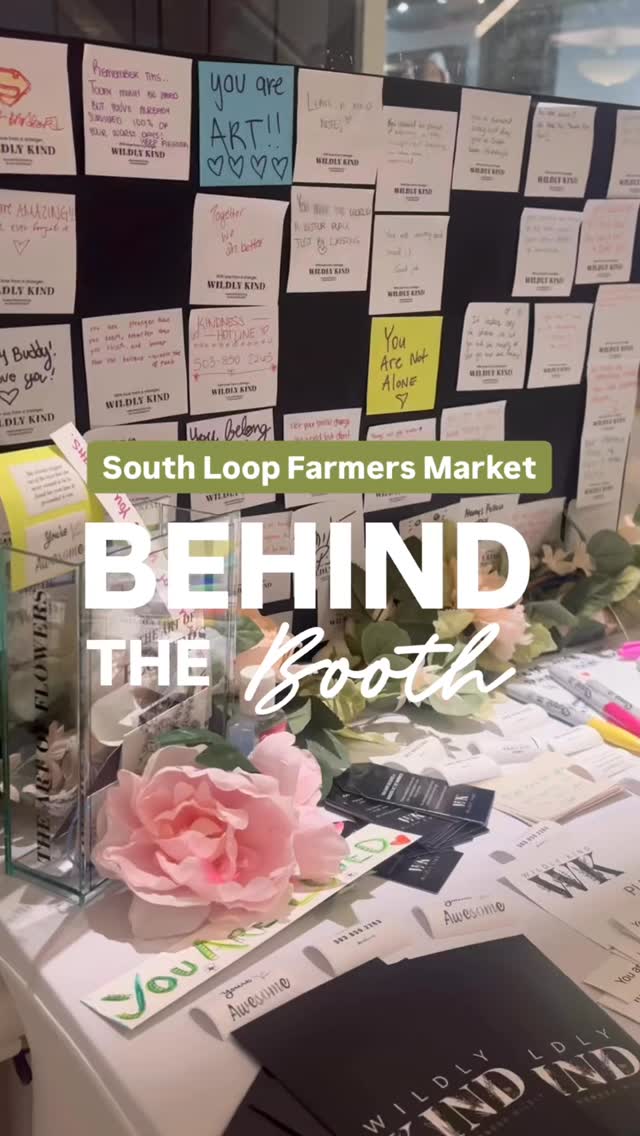 We're wildly inspired not just by @wildly.kind and their work to create positive change through everyday acts of kindness, but by our market community for showing up week after week to support their mission and leave a message of kindness 🥹
ㅤ
Thank you, Jessica, and the @wildly.kind team for making our Sunday market so special.
ㅤ
There are two weeks left to stop by to make A Call for Kindness and leave a message for a stranger who may be struggling 🧡
ㅤ
We'll be on level 4 of @shopwatertowerplace from 12pm - 4pm thru the end of March!
📸 @essencebyessence