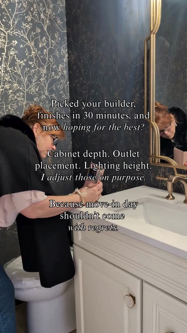 If you’re building in Niagara Falls, you already know how fast those builder selection meetings move.
You’re handed samples.
You’re choosing flooring, cabinets, tile, hardware… sometimes in under an hour.
And then you have to live with it.
New builds don’t have to feel rushed or generic. When you bring in an interior designer, those decisions become intentional. Cabinet depth makes sense. Outlet placement works for your life. Finishes flow together instead of competing.
It pays to slow it down and choose properly the first time.
If you’re in the middle of selections and feeling the pressure, let’s talk.
