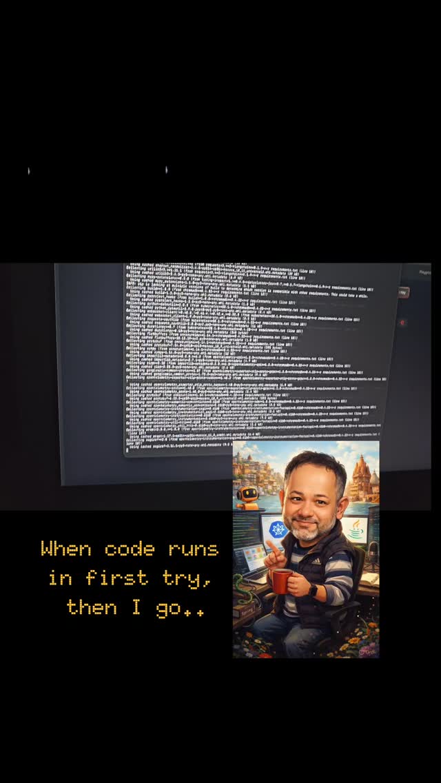 Ecstatic moment when your code runs in the first try...
#SoftwareEngineeringlife #DeveloperLife #ecstaticdance