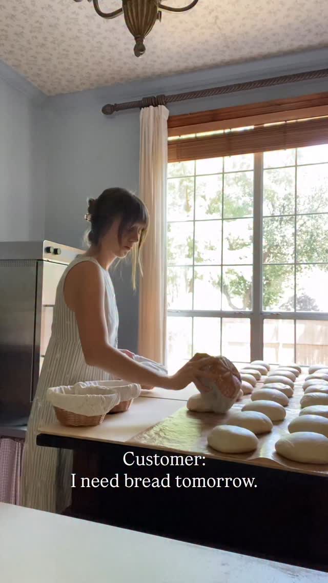 What you may not realize about sourdough was making is that for a quality loaf, it’s a multi day process…and for a cottage bakery like me, it takes an avg of 4 days from start to finish.
From bulking up my starter, dough day, bake day, and packaging, to the final sale, we take it slow and steady over here….and the results are well worth it.
#plainjanesourdough #sourdough #solideogloria #microbakery #cottagebakery