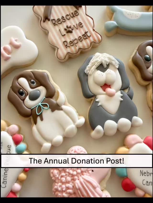 If you have followed my account for a while, you know that 100% of my cookie sale proceeds is donated directly to dog/senior dog rescue organizations. Senior rescues have so so much love to give; they are wonderful dogs.
Choosing which organizations to support is never easy. There is such a great need and so many groups doing incredible work. This yearās cookie proceeds went to @the.farm.dogs @nebraskanokillcaninerescue and @truefaithfulpetrescuemission. Iād love it if you took the time to visit their pages. Their good work and the very good dogs they help will make you smile, guaranteed.
I am so grateful for everyone who has ordered cookies. Thanks to you, since 2023, my cookie donations have totaled nearly $9,000. My goal for 2026 is increase my cookie sales by 20% and grow that running total even more!
Since this post is more about rescue dogs than cookies, Iāve added a short video of my rescue pup, Jack. He came to me at 13 years old, and now heās on his way to 17! He loves blankets and burrowing, sitting on my lap, sniffing everything on slow walks, and going for car rides. Donāt miss the part of Jack wrapping himself up in his favorite blanket at the end!
And just for fun, here are a few of my favorite dog accounts (in addition to the ones listed above):
@adoptolddogs (Because ⦠well, obviously!)
@steveschirripaofficial (Because his dog Willie Boy makes me imagine how Jack might have been as a younger dog)
@meetwilma.art (Because I love her charming dachshund art!)
Thank you all so much for helping these dogs ā¤ļø Duveen
