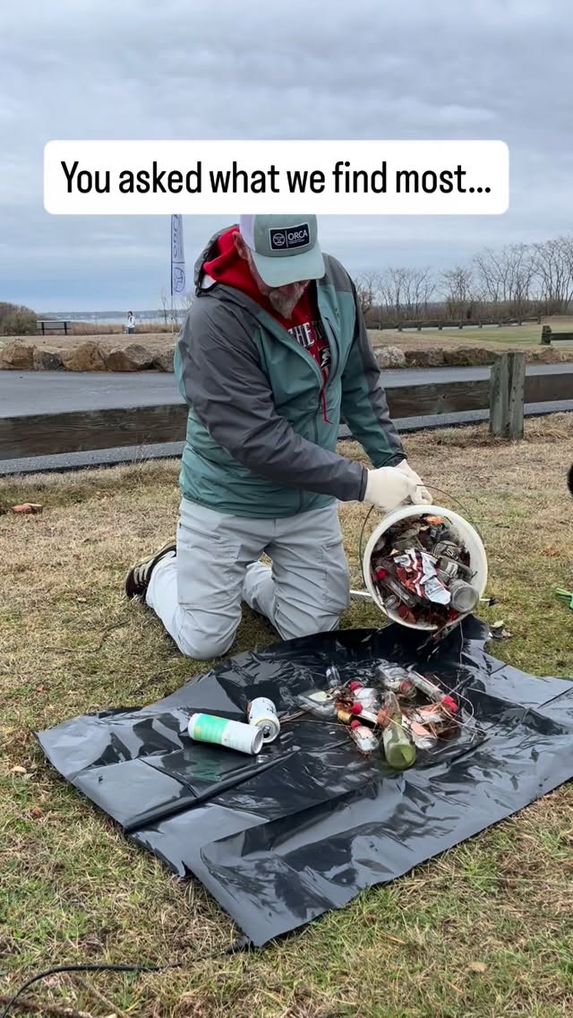 After our last post, many of you asked what we find most…
It’s nips, cigarette butts, and plastic
This is what we’re up against every single cleanup.
🌊 Follow @orca.cleanup to see the real impact
#beachcleanup #oceanconservation #rhodeisland #protectouroceans