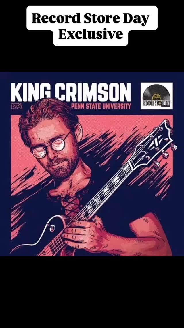 Released exclusively for this year‘s Record Store Day event!
Panegyric Records presents King Crimson - Live At Penn State University June 29, 1974.
Available on vinyl for the first time!
Double LP set cut by Jason Mitchell at Loud Mastering and pressed on 200g audiophile vinyl.
Gatefold sleeve with new sleeve notes from King Crimson biographer Sid Smith.
Band members – Robert Fripp, David Cross, John Wetton, Bill Bruford.
To coincide with the release of Starless And Bible Black in March 1974, King Crimson set out on a run of shows that many fans consider to be that line-up’s peak, with the music critic Jon Kelman (All About Jazz) describing them as being the “heaviest and most guitar-centric version of Crimson to date”
Long requested by fans for a vinyl release, Penn State is being made available for the first time exclusively for Record Store Day as a multi-track recording and includes a live version of 21st Century Schizoid Man from the band’s Central Park gig two days later, which would was to be this lineup’s last incarnation before becoming a trio to start recording the Red album.
Participating stores can pre-order this release from Little Amber Fish.
@kingcrimsonhq @recordstoreday #rsd26 #kingcrimson #kingcrimsonlivealbum