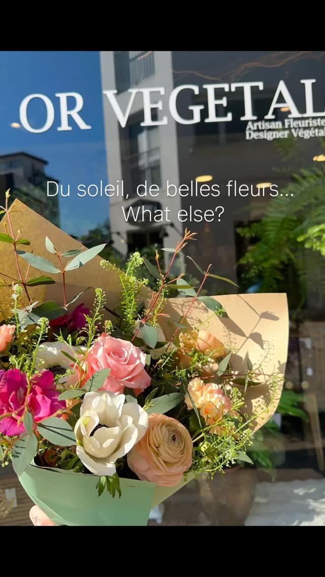 Un bel arrivage qui inspire + douceur ensoleillée + + belle énergie = bouquets magnifiques 🥰