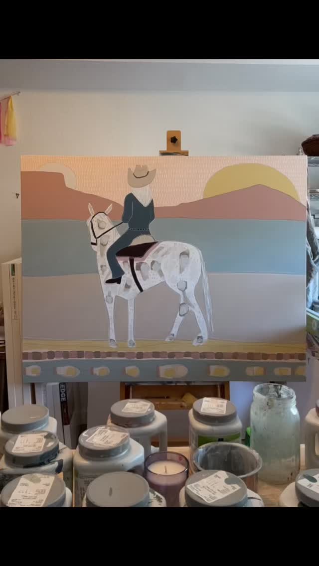 Back at it again.
#art #texaspainter #texasartist #artforsale #contemporaryfolkart