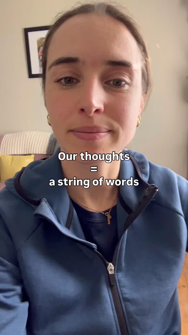 Accepting that “negative” thoughts are normal and then learning to separate yourself from them = powerful
This is a theme of the ACT model which is widely used in the coaching space 🧠
