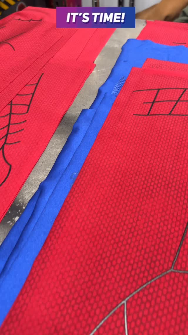 Our first orders are shipping out today!! #bnd #spiderman #screenprinting #spideysuit