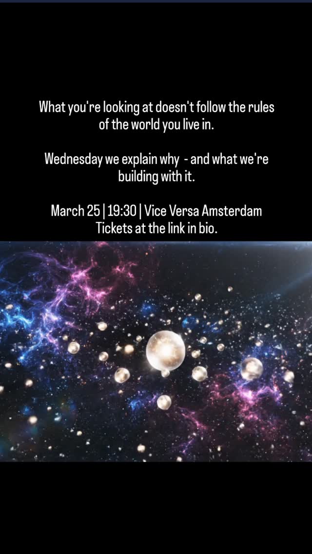 Why does your laptop, no matter how fast it gets, still think in on and off switches?
And what happens when you build a computer that thinks in possibilities instead?
At the quantum level, matter holds multiple states at the same time. Not metaphorically. Physically. The moment you measure it, those possibilities collapse into one outcome.
Scientists are now building computers that use this before the collapse happens.
Caiseal Beardow (PhD) works on making that real. This Wednesday she joins us at Vice Versa to explain how, for a room of curious people who have never needed a physics degree.
Wednesday, March 25 | 19:30 | @viceversa020
Tickets at the link in bio.
#Amsterdam #AmsterdamEvents #QuantumComputing #ScienceTalk #ThinkAndDrink SmartNightlife CuriousMinds AmsterdamNightlife