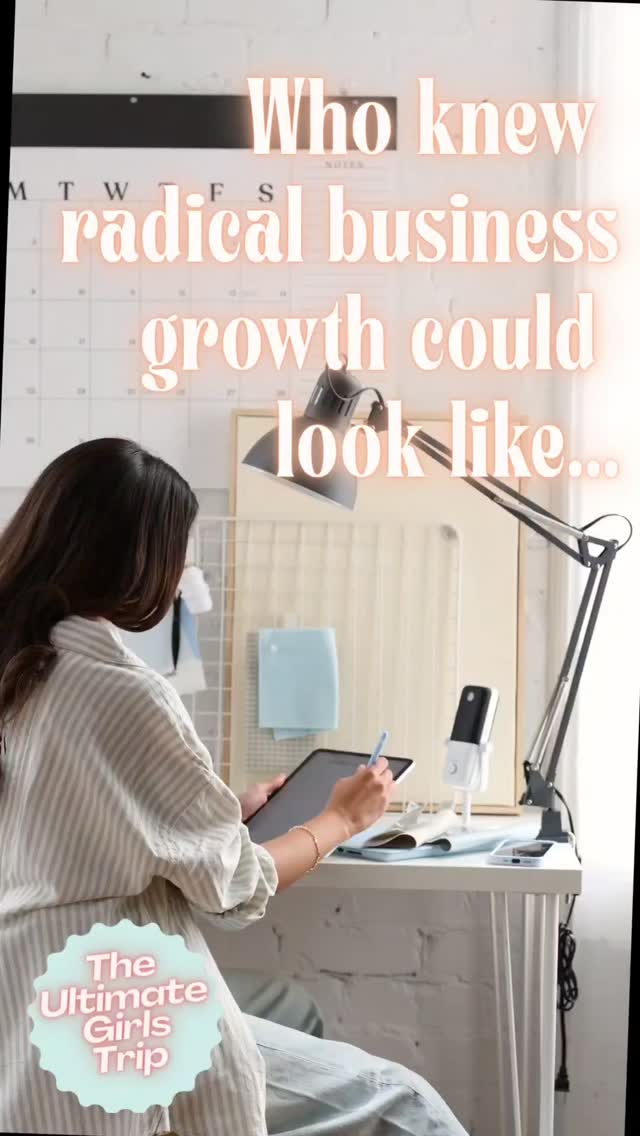 Who knew radical business growth could look like this…
From “office mode” to poolside breakthroughs.
From solo stress to surrounded by women who elevate everything.
Because the truth is, the biggest shifts don’t happen behind a desk… they happen in the energy, the conversations, the expansion you can’t access alone.
At UGT, you’re not just working on your business, you’re stepping into the version of you who runs it bigger, bolder, and with way more fun.
This is strategy, connection, AND champagne by the pool!
Come see what happens when growth feels this good.
DM us or join the waitlist 🤍
#ultimategirlstrip #businessretreat #mastermind #womenwhotravel #businessbesties