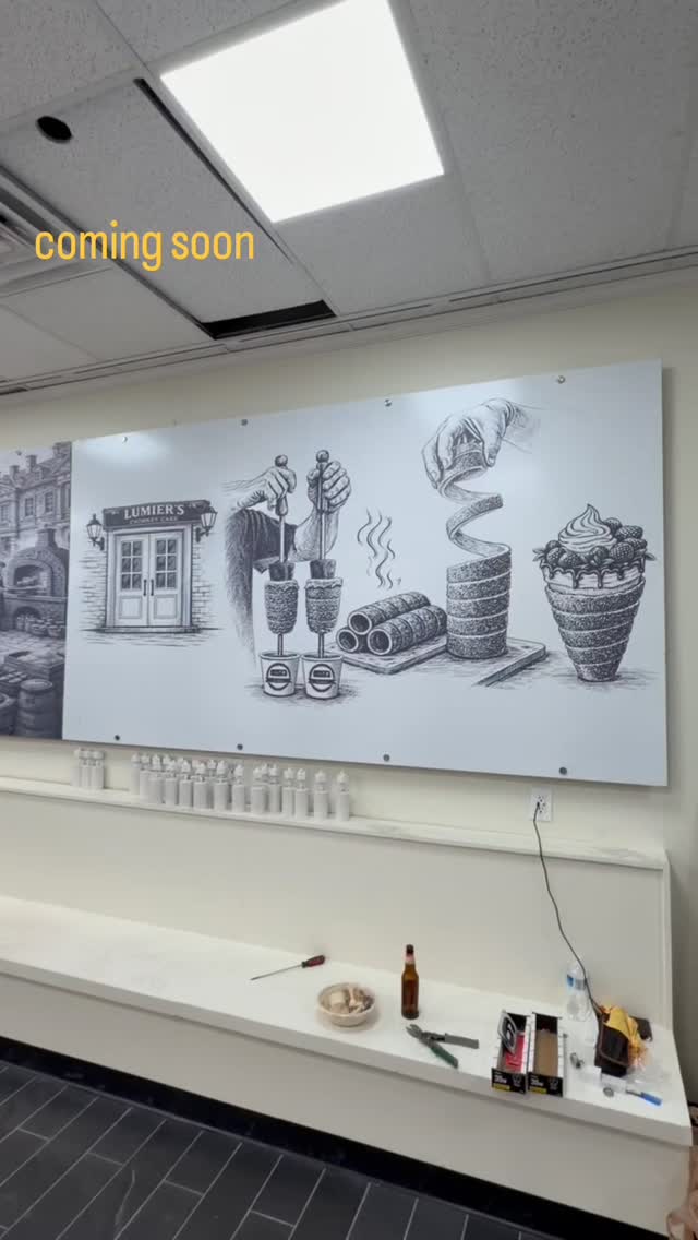 Stay tuned to hear about our new location opening up! We’re so excited to share the news soon✨ #dmv #dmveats #chimneycake #lumiers #foodie